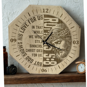 Laser Engraved Clock